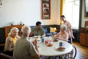 casa famiglia per anziani pasti